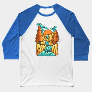 Nature Illustration Baseball T-Shirt